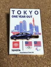 2020 Tokyo Olympics Sponser Toyota Pin Badge Year Ago picture