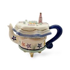 Aviv Judaica Sharon Shabbat Table Teapot | 3 Cup | Ceramic Jewish Teapot picture