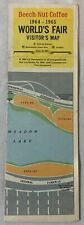 1964-1965 Beech Nut Coffee WORLD'S FAIR VISITOR'S MAP brochure picture