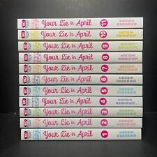 Your Lie in April Manga Volumes 1-11 Brand New English picture
