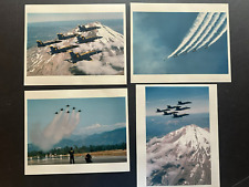 LOT OF 4 1987 ORIGINAL MCDONNELL DOUGLAS PHOTOS  F-18 HORNET BLUE ANGELS picture