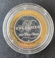 $10 Bellagio Las Vegas, NV .999 Silver Casino token picture