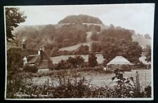 RPPC Chanctonbury Ring UK Postcard 1955 Rare Sussex Rand B. Hunt Worthing Field  picture