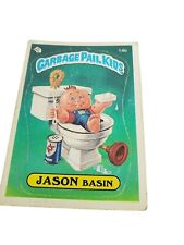 VTG 1985 Jason Basin # 14b Topps Garbage Pail kids GPK series 1 sticker card HN picture