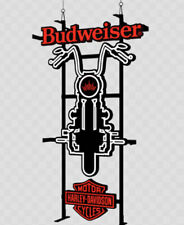 Budweiser X Harley Davidson LED Sign NEW IN BOX picture