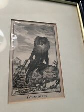 RARE WWII TRENCH ART?? FRENCH LION L'OUANDEROU B DU TOM VII PL 10 PAGE 142 picture