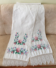 Ukrainian Rushnyk Rushnik Vyshyvanka Ukraine  Old Hand Embroidery Towel #6 picture