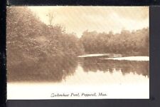 Postcard - Pepperell Massachusetts - Burkinshaw Pond picture
