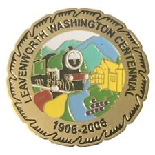 2006 Leavenworth Washington Centennial Train Scenic Souvenir Pin picture