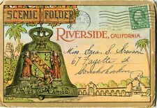 Riverside CA Souvenir Folder 20 Views All Shown 1931 SPECTACULAR MIX picture