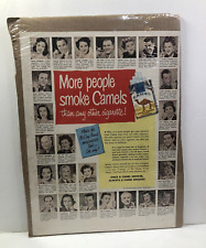 1951 Full Page Magazine Print ad- Camel Cigarettes - Testimonials - John Wayne picture