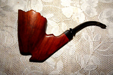 Vintage Wenhall Dane Craft B Smoking Carved Tobacco Pipe Estate picture