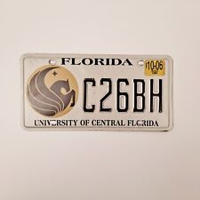 2006 FLORIDA -UNIVERSITY of CENTRAL FLORIDA license plate. Pegasus Tag #C26BH picture