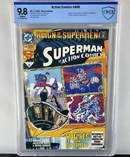 Action Comics #689 CBCS 9.8 1st Black Suit Resurrection of Superman Not CGC picture