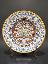 Vintage DERUTA SBERNA  Italy Hand Painted Wall Décor Plate - 8.25