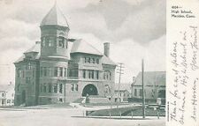 Postcard High School Meriden CT 1907 picture