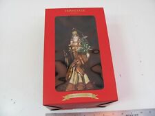 DILLARDS TRIMSETTER ORNAMENT HANDCRAFTED POLAND ANGEL W/ TREE picture