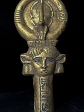 Egyptian Key of Life (Ankh Key) with Hathor Face the Goddess from Ancient Egypt picture