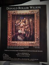 DONALD ROLLER WILSON  ART PIECES VTG ORIG  1994-2 ADVERTISEMENT picture