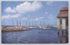 Nassau Waterfront Bahamas, Postcard, Sailboats Schooner Boats picture