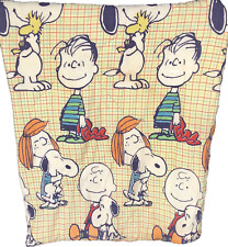 Vintage 1970's Snoopy Peanuts Schulz Sleeping Bag Blanket 60