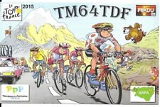 QSL 2015 Tour De France Bicycle Race Event radio card picture