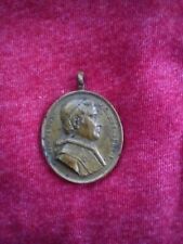 Rare 1847 Medal for Pact b/w Bl. Pope Pius IX & Carlo Alberto Church Papal State picture