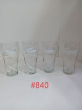 Set of 4 Coca-Cola Clear Glass Bell Shape 6