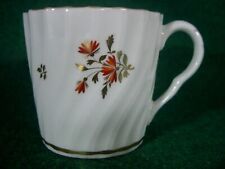 Chamberlain Worcester Coffee Cup Molded Shanked C1790 Antique British Porcelain picture