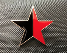 ANARCHO SYNDICALIST SOLIDARITY STAR  ENAMEL PIN BADGE 5 POINT PENTAGRAM (PB79) picture