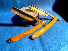 Vtg.lot of two straight razors Badway spec._Williams cuttlery sol.germ. picture