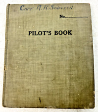 Antique Rare 1919-1925 Pilot's Log Book Air Corps U.S. Army picture