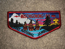 Boy Scout BSA 1997 National Jamboree Mischigonong 89 LHAC Michigan Flap Patch picture