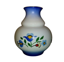 Vintage Bank Gdanski Bankiem Uniweralsalnym Lubiana Poland Ceramic Flower Vase picture
