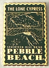 The Lone Cypress Seventeen Mile Drive Pebble Beach Pin Travel Souvenir picture
