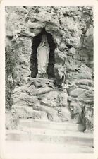Our Lady of Lourdes Grotto Rio Grande Texas RPPC post card PC 1.17 picture