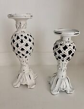 French country candle stick holders picture