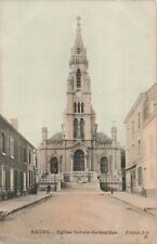 Eglise Sainte-Genevieve Reims France c1910 Postcard picture
