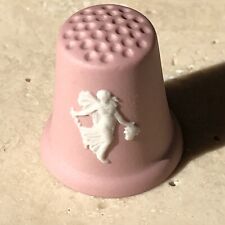 Vintage Wedgewood Thimble  - Flower Girl  - Pink picture