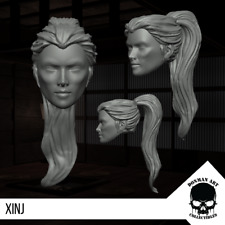 Jinx Arashikage Ninja custom printed replacement head for GI Joe action figures picture