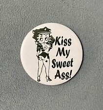 KISS MY ASS BETTY BOOP 2.25” Magnet picture