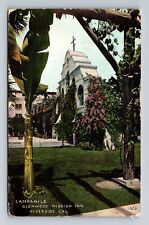 Riverside CA-California, Glenwood Mission Inn Campanile Vintage Postcard picture