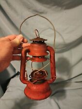 Vintage Dietz No. 50 Oil Lantern Red Made in Hong Kong For Parts Or Repair picture