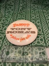 Stardust Casino Vegas Tony Roma's A Place For Ribs Pin Button Mafia History picture