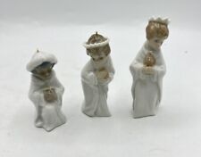 Vintage Lladro Set of 3 Three Kings Reyes Figurine Ornaments with Original Box picture