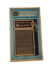 General Electric Miniature Portable 6-Transistor Radio with Instructions and Box picture