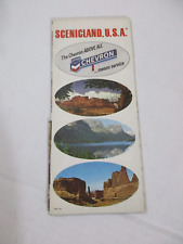 Vintage 1967 Chevron USA United States Scenicland Gas Station Travel Road Map picture