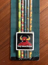 2001 Vintage XConcepts Toy Machine Monsters #2 Pencils Pack Of 5 GO Tech Deck picture