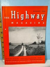 1936 Aug. The Highway Magazine - Highways, Railways & Bridges & Infrastructure picture