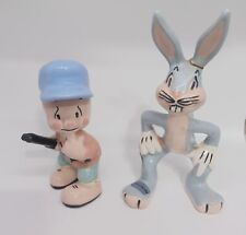 Elmer Fudd & Bugs Bunny Figurine Evan K. Shaw Looney Tunes Warner Bros '40s ASIS picture
